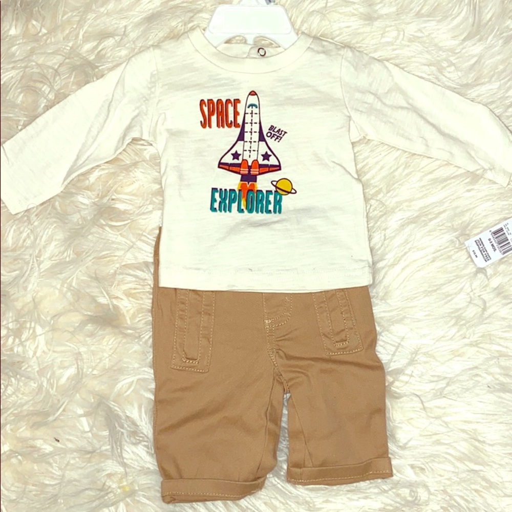 Space Explorer boys set 0-3 months NWT brand new